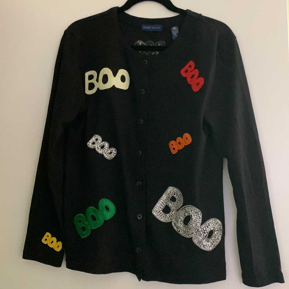 🎃”BOO” Button-Up Lightweight Jacket🎃